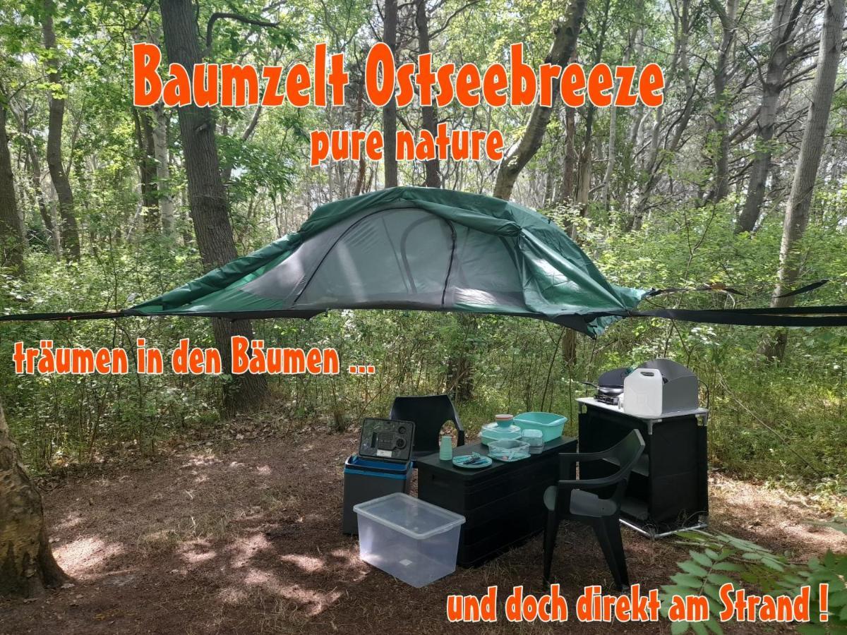 Baumzeltdorf Ostseebreeze Direkt Am Strand Dranske Exterior foto